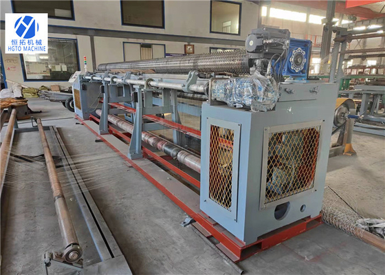 Züchtender sechseckiger Draht Mesh Making Machine Weaving Cnc der Industrie-4000mm