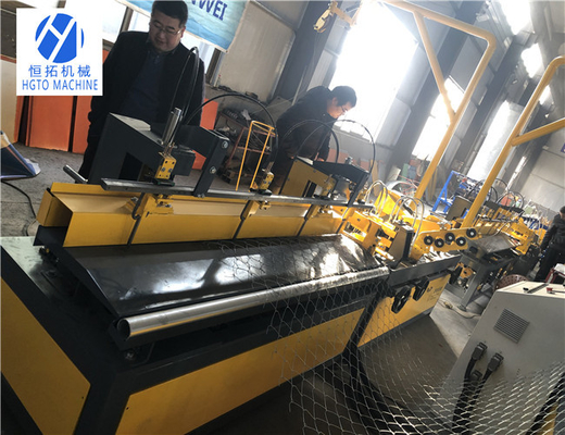 Antikorrosion PLC-Kettenglied-Zaun Manufacturing Machine Multiscene