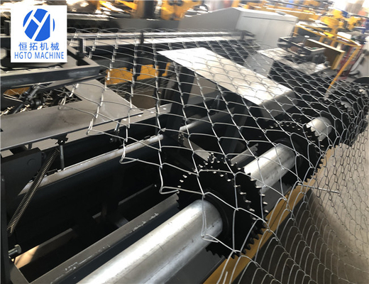 Galvanisierter automatischer Diamond Mesh Machine, feuerfester Kettenzaun Machine Multiscene