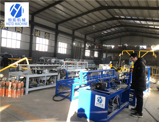 Antikorrosion PLC-Kettenglied-Zaun Manufacturing Machine Multiscene