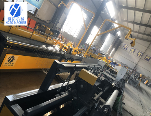 Nicht rostendes Rostschutzmittel doppelter Draht-Kettenglied-Zaun-Making Machine Automatics