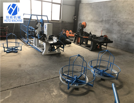 Stacheldraht-Produktionsmaschine HGTO 3KW, PVC beschichtete Stacheldraht-Zaun Machine