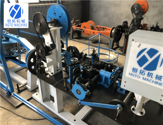 Stacheldraht-Produktionsmaschine HGTO 3KW, PVC beschichtete Stacheldraht-Zaun Machine