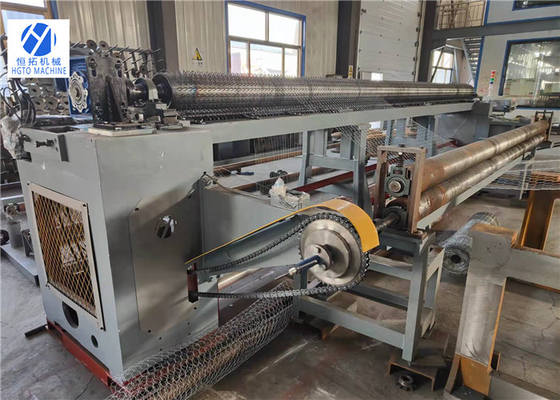 3000mm Cnc, der sechseckigen Draht Mesh Machine For Courtyard Wall spinnt
