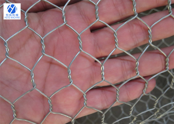 Leichte sechseckige Gabion Masche Oilproof, heiße eingetauchte galvanisierte sechseckige Filetarbeit