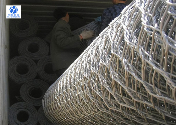 100mm Multiscene sechseckiger Draht Mesh Netting Stone Basket Corrosion beständig
