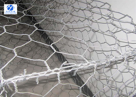 Gabions-Kasten-sechseckiges Maschendraht 100x120mm feuerfestes freundliches Eco